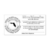 Tampon Auto-encreur Timbre de reconnaissance publique notaire de Flori (Design)