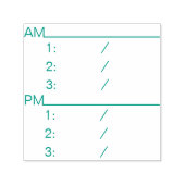 Tampon Auto-encreur Timbre de suivi de la pression sanguine (Design)