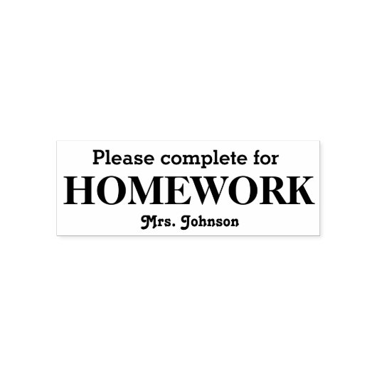 Tampon Auto-encreur Timbre de travail personnel personnalisé avec le n (Design)