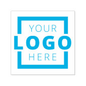 Tampon Auto-encreur Timbre d'encre bleu Aqua sur mesure (Design)