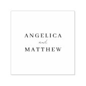 Tampon Auto-encreur Timbre du nom du couple (Design)