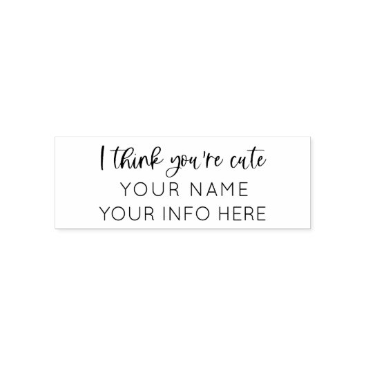 Tampon Auto-encreur Timbre du parti de l'université timbre des médias  (Design)