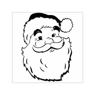 Tampon Auto-encreur Timbre du Père Noël Vintage