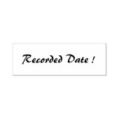 Tampon Auto-encreur Timbre en caoutchouc 2,65 po x 0,9 po personnalisé (Design)