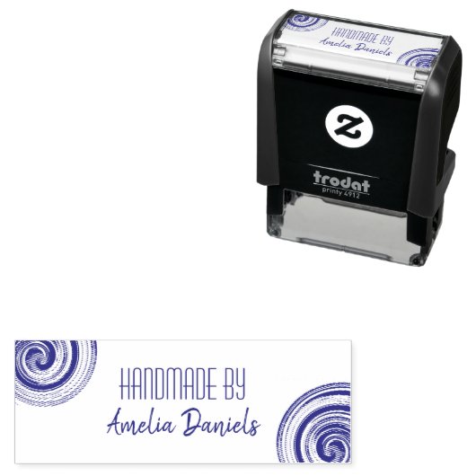 Tampon Auto-encreur Timbre En Caoutchouc À Main (En situation)