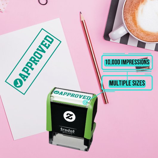 Tampon Auto-encreur Timbre en caoutchouc - Approuvé