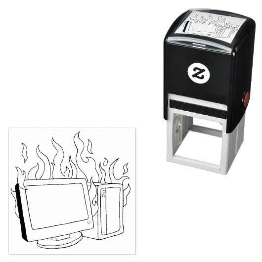 Tampon Auto-encreur Timbre en caoutchouc auto-encastrable (En situation)