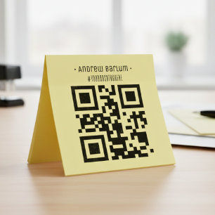 Tampon Auto-encreur Timbre en caoutchouc auto-encastré de code QR pers