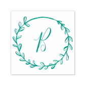 Tampon Auto-encreur Timbre en caoutchouc auto-encollé monogramme (Design)