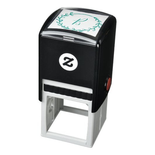 Tampon Auto-encreur Timbre en caoutchouc auto-encollé monogramme (Produit)