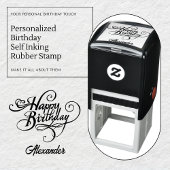 Tampon Auto-encreur Timbre en caoutchouc auto-encollé personnalisé d'a