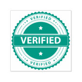 Tampon Auto-encreur Timbre en caoutchouc auto-encollé vérifié (Design)