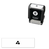 Tampon Auto-encreur Timbre en caoutchouc auto-encre Logomaker1 (En situation)