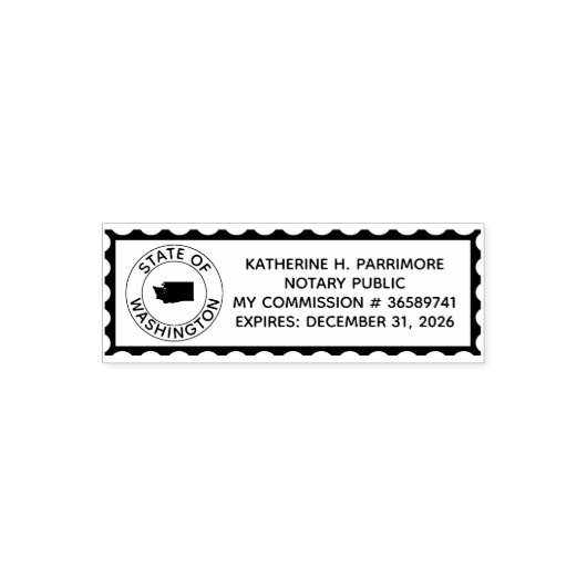 Tampon Auto-encreur Timbre en caoutchouc auto-encreur pour notaire pub (Design)