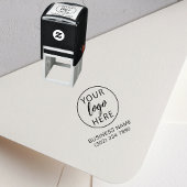 Tampon Auto-encreur Timbre en caoutchouc auto-encroûté sur mesure du l