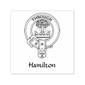 Tampon Auto-encreur Timbre en caoutchouc Clan Hamilton Crest (Design)