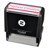 Tampon Auto-encreur Timbre en caoutchouc de base "Paiement achevé" (Produit)