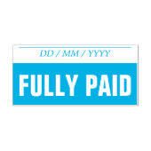 Tampon Auto-encreur Timbre en caoutchouc de base "PLEINEMENT PAYÉ" (Design)