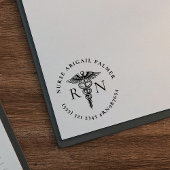 Tampon Auto-encreur Timbre en caoutchouc de l'infirmière personnalisée