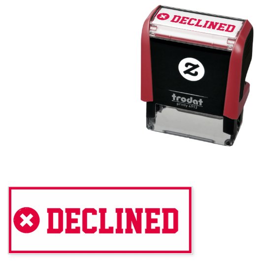 Tampon Auto-encreur Timbre en caoutchouc - Décliné (En situation)