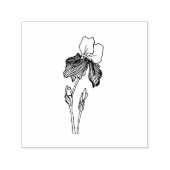 Tampon Auto-encreur Timbre en caoutchouc Iris (Design)