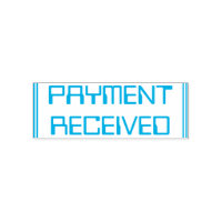 Timbre en caoutchouc "PAIEMENT REÇU"