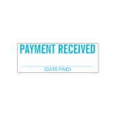 Tampon Auto-encreur Timbre en caoutchouc "PAIEMENT REÇU" (Design)