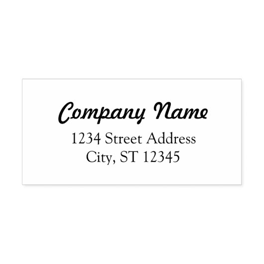 Tampon Auto-encreur Timbre en caoutchouc personnalisé (Design)