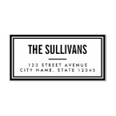 Tampon Auto-encreur Timbre en caoutchouc personnalisé moderne (Design)