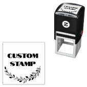 Tampon Auto-encreur Timbre en caoutchouc personnalisé, timbre de logo, (En situation)