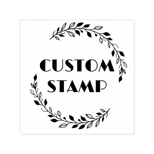 Tampon Auto-encreur Timbre en caoutchouc personnalisé, timbre de logo, (Design)