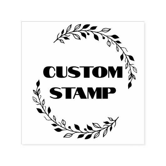 Tampon Auto-encreur Timbre en caoutchouc personnalisé, timbre de logo, (Design)