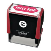 Tampon Auto-encreur Timbre en caoutchouc "PLEINEMENT PAYÉ" (Produit)