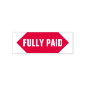 Tampon Auto-encreur Timbre en caoutchouc "PLEINEMENT PAYÉ" (Design)