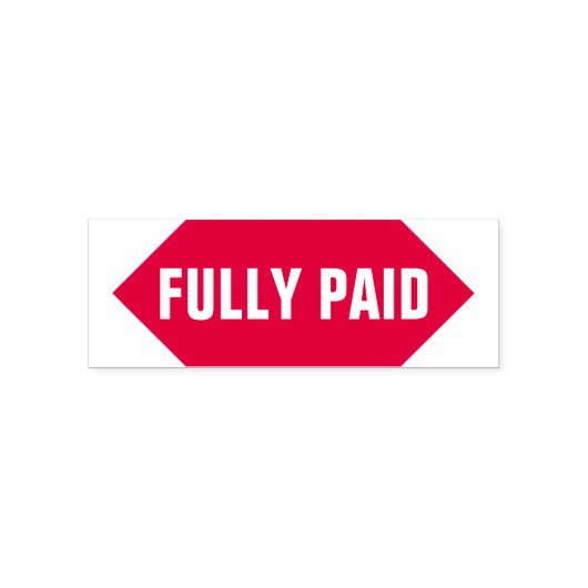Tampon Auto-encreur Timbre en caoutchouc "PLEINEMENT PAYÉ" (Design)
