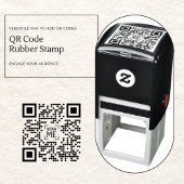 Tampon Auto-encreur Timbre en caoutchouc QR Code