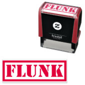 Tampon Auto-encreur Timbre Flund (En situation)
