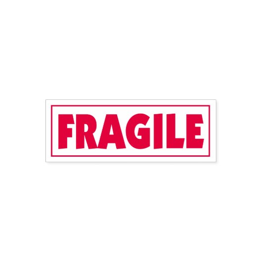 Tampon Auto-encreur Timbre fragile pour l'expédition (Design)