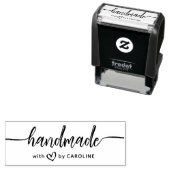 Tampon Auto-encreur timbre manuscrit rustique (En situation)