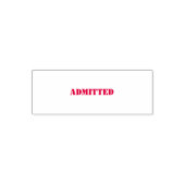 Tampon Auto-encreur Timbre Médicale "ADMIS" (Design)