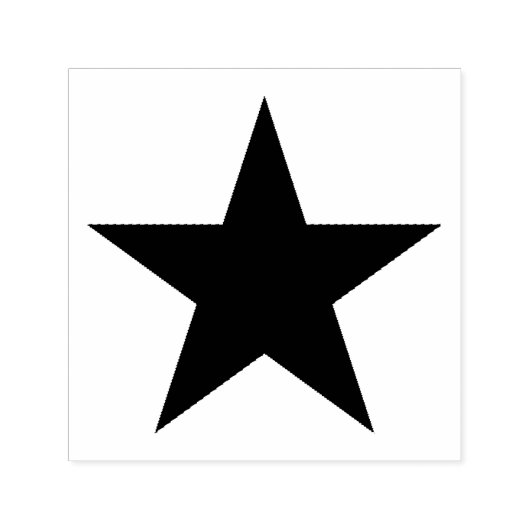 Tampon Auto-encreur Timbre noir auto-allumage étoile (Design)