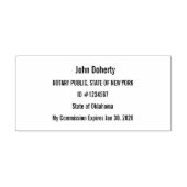 Tampon Auto-encreur Timbre Notaire Facile à lire pour vous | Comm. # (Design)