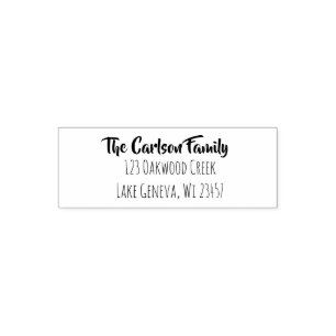 Tampon Auto-encreur Timbre personnalisé, ajouter votre nom et votre ad