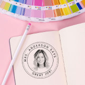 Tampon Auto-encreur Timbre Personnalisé De L'Enseignant Avec Timbre Ph