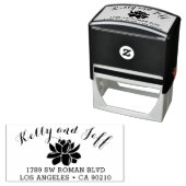 Tampon Auto-encreur Timbre pour mariage, personnalisation enregistrer  (En situation)