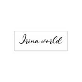 Tampon Auto-encreur Timbres auto-encastrables signature élégante (Design)