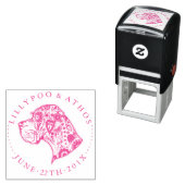 Tampon Auto-encreur Timbres Great Dane Lumière (En situation)