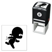Tampon Auto-encreur Tiny Ninja Courir (En situation)