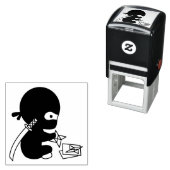 Tampon Auto-encreur Tiny Ninja Folding Origami Star (En situation)