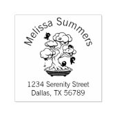 Tampon Auto-encreur Tiny Ninjas dans Bonsai Arch Adresse (Design)